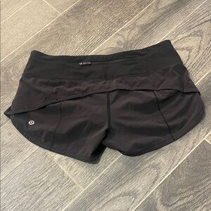 lululemon athletica Women's Black Athletic Shorts